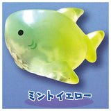 Mochikko Shark Clears sofubi Cool Sky [2.Mint Yellow]