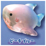 Mochikko Shark Clears sofubi Cool Sky [4.Peach Blue]