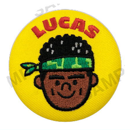 Netflix Series Stranger Things embroidery can badge [6.Lucas]