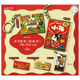 LOTTE Metal Keychain Collection [All 5 type set(Full Complete)]