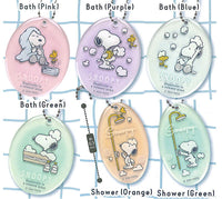 SNOOPY BathTime Clear Keychain [All 6 type set(Full Complete)]