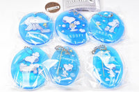 SNOOPY BathTime Clear Keychain [All 6 type set(Full Complete)]