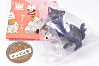 Artuniv Techni Colour Cretaceous cat figure mascot Part.2 [5.Nekomatakoro (black)]