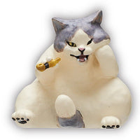 Artuniv Techni Colour Cretaceous cat figure mascot Part.2 [6.Nekokoro (gray hachiware)]