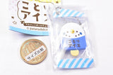 Kotori Ice Mascot Ball Chain [3.Budgerigar White x Blue]