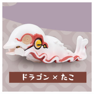 Sushi Dragon Mascot Ball Chain Part.2 [4.Dragon x Tako]