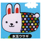 Usacolle Friends Rubber Mirror Mascot [2.Mizutama usagi]