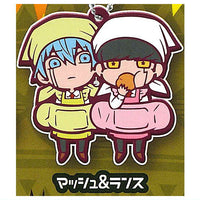 MASHLE Charabanchoukou Rubber mascot Plus 1 [7.Mash & Lance]