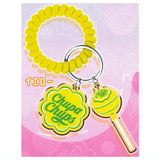Chupa Chups Spring Rubber Keychain [4.Yellow]