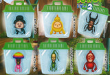 Kobito dukan Caught! Mushikago acrylic key chain Part.2 [All 6 type set(Full Complete)]
