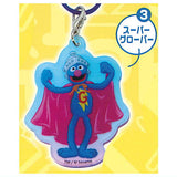 Sesame Street Mejirushi Acrylic Charm [3.Super Grover]