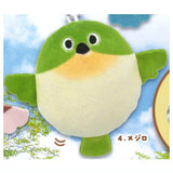 Fly! Wild Bird Plush Ball Chain [4.Mejiro]