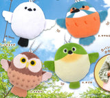Fly! Wild Bird Plush Ball Chain [All 4 type set(Full Complete)]