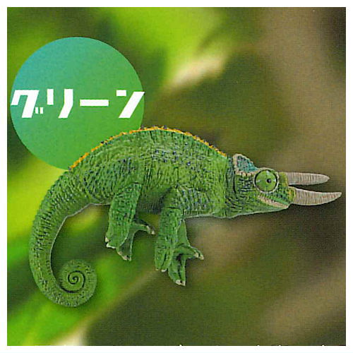 Animalier collection Jackson's chameleon [2.Green]