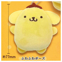 Pompompurin Mochimochi Plush Ball Chain [1.Fuwafuwa pose]