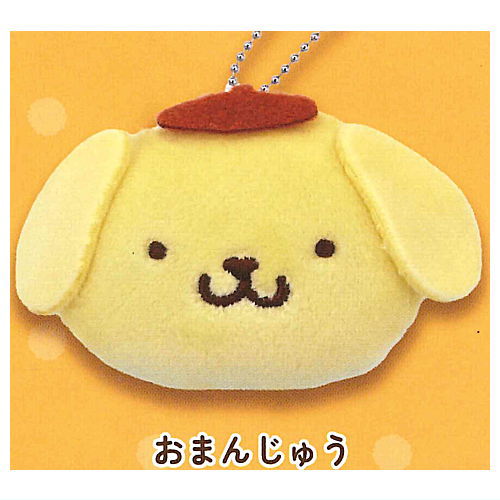 Pompompurin Mochimochi Plush Ball Chain [3.Omanju]