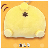 Pompompurin Mochimochi Plush Ball Chain [4.Oshiri]