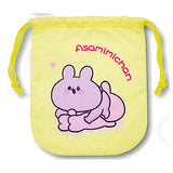 Asamimichan pouch & drawstring bag [3.C]