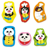 Panda spoon Funwari die cut pouch [All 6 type set (Full Complete)]