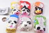 Panda spoon Funwari die cut pouch [All 6 type set (Full Complete)]