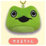 Odekake Kozame Face Plush Mascot [5.Kaeruchan]