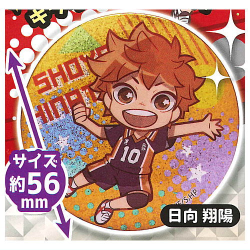 Haikyu!! Glitter Can Badge [1.Shoyo Hinata]