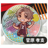 Haikyu!! Glitter Can Badge [4.Koshi Sugawara]