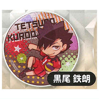 Haikyu!! Glitter Can Badge [7.Tetsuro Kuroo]