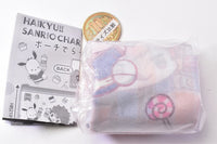 Haikyu!! x Sanrio Characters Pouch Deluxe Part.2 [1.Shoyo Hinata Pochacco Tobio Kageyama Bad Badtz-Maru]