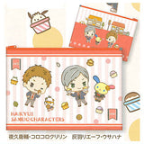 Haikyu!! x Sanrio Characters Pouch Deluxe Part.2 [4.Morisuke Yaku Corocorokuririn Lev Haiba Usahana]