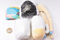 Artuniv Techni Colour Makosun Small Despair Plush Toy [Assorted 4 type set (1.Rice balls crushed at the bottom of a bag/2.Frozen rice that you don't know when it was made/3.Beer with too much foam/4.Chopsticks that you failed to break)]