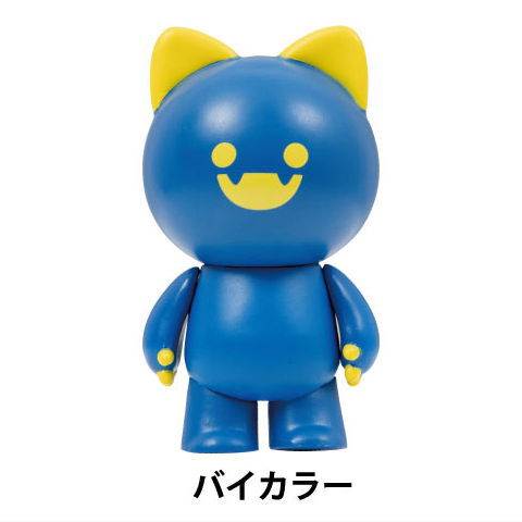 Cat Mansion Nekoyashiki Movable Mascot Figure [4.Bicolor]