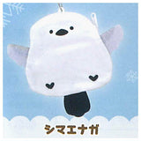 Hokkaido animals plush pouch [1.Shimaenaga]