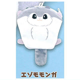 Hokkaido animals plush pouch [3.Ezo momonga]