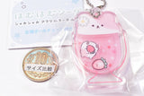 Hamu Hamu Soda Shaka Shaka Acrylic Keychain [3.Strawberry Soda]