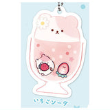 Hamu Hamu Soda Shaka Shaka Acrylic Keychain [3.Strawberry Soda]