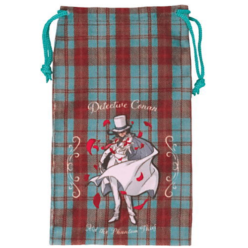 Detective Conan Soft Mini Pouch & Kinchaku [5.Phantom Thief Kid]