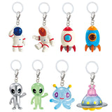 Space Friends Mejirushi Accessory [All 8 type set(Full Complete)]