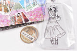 Osanpo wa kisetsu o matotte. Acrylic key chain Part.10 [5.Sakura-chan (outing clothes)]
