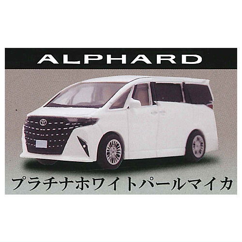 1/87 Toyota 2023 model ALPHARD VELFIRE [2.ALPHARD Platinum White Pearl Mica]
