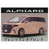 1/87 Toyota 2023 model ALPHARD VELFIRE [3.ALPHARD Precious Leo Blonde]