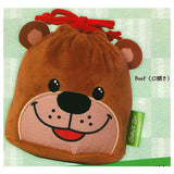 Suzy'sZoo Fuwafuwa Face Kinchaku & Pouch Collection [2.Boof (mouth open)]