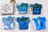 Calbee Jagarico design barcode acrylic ball chain [All 5 type set(Full Complete)]