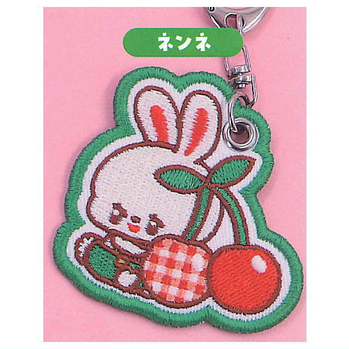 Ochame Friends Embroidered keychain [3.Nenne]