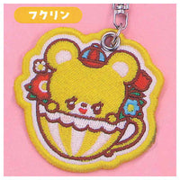 Ochame Friends Embroidered keychain [4.Fukurin]