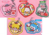 Ochame Friends Embroidered keychain [All 5 type set(Full Complete)]