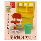 Retro Children's room Mascot Part.2 [1.Study desk (yellow)]