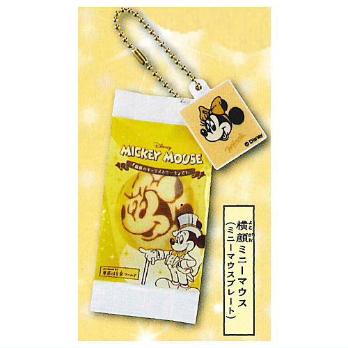 Mickey Mouse Ginza Caramel Cake Squeeze Mascot [6.Yokogao Minnie Mouse (Minnie Mouse plate)]