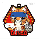 Ramen Akaneko Capsule Rubber Strap Art [3.Bunzo]