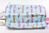 PEZ Pastel Color Pouch Assort [5.Flat Pouch Blue]